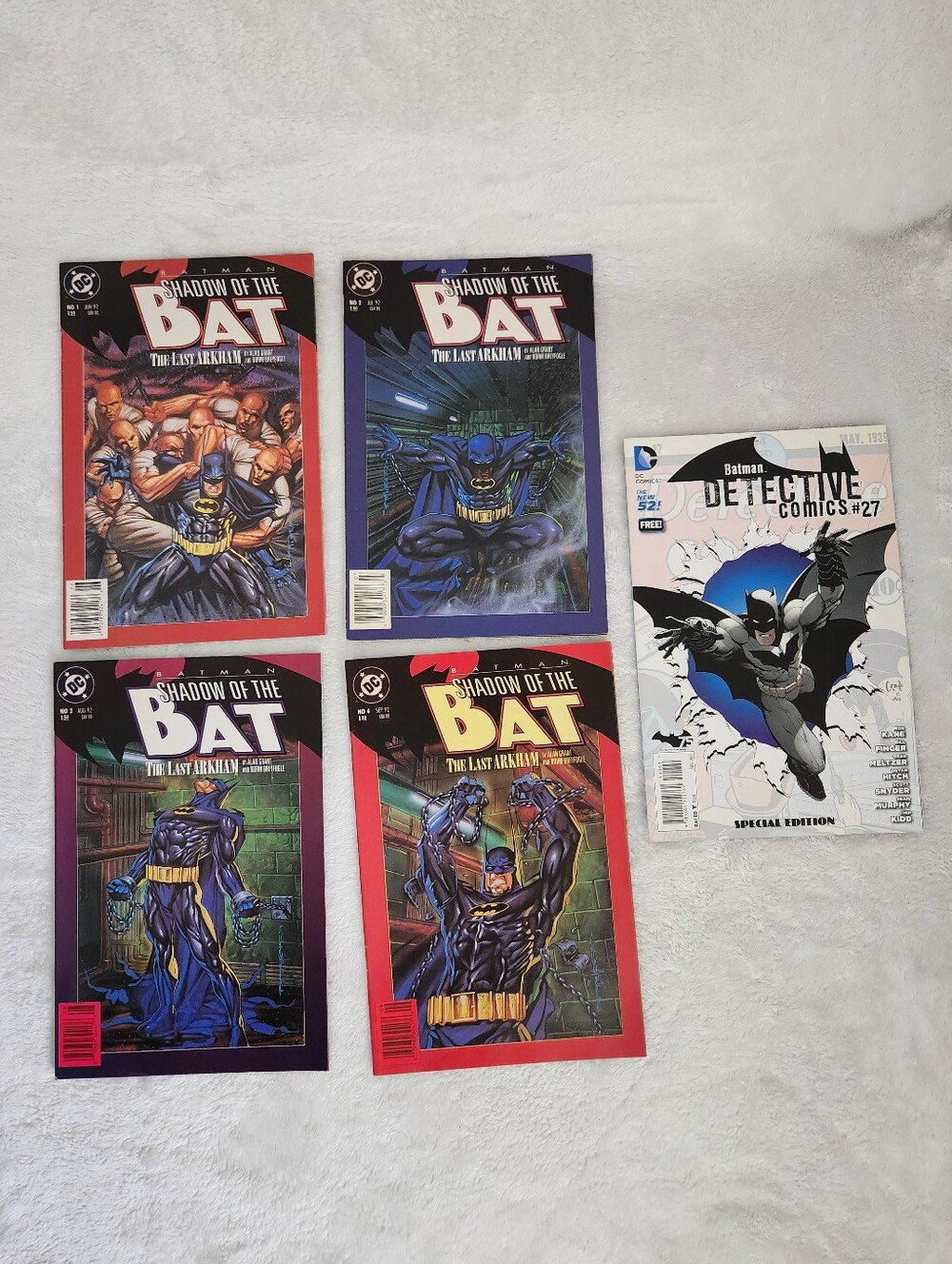 Batman Shadow of the Bat #1-4 Complete Last Arkham + Detective Comics #27